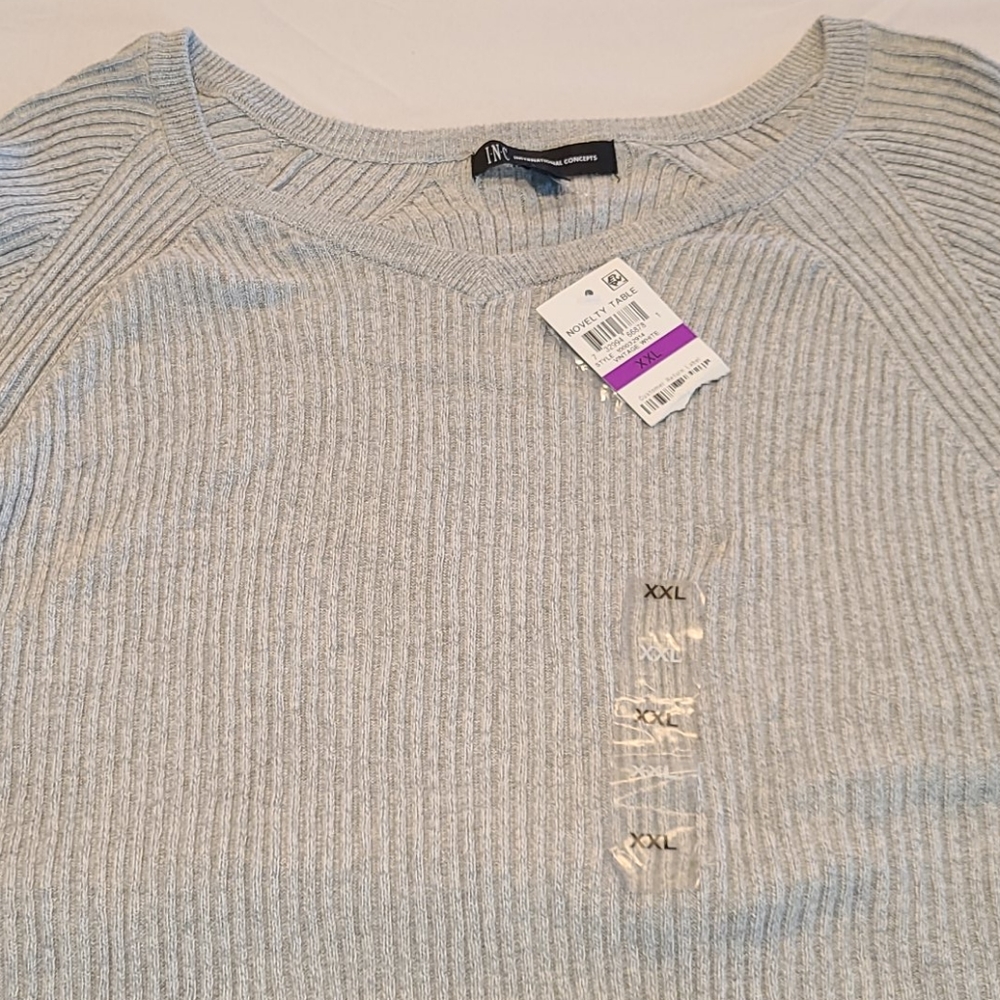 Inc modern fit V-neck knit sweater